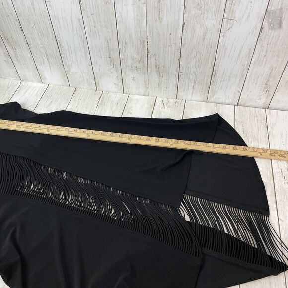 Joseph Ribkoff Black Tunic with Sheer Detail - Picture 7 of 8